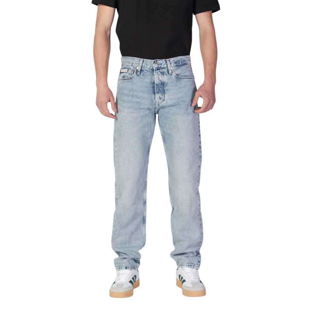 Calvin Klein Jeans Light Blue Organic Cotton Relaxed Fit Jeans | Regal Royce