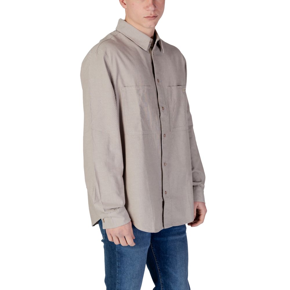 Calvin Klein Jeans Beige Recycled Cotton Clothing | Regal Royce