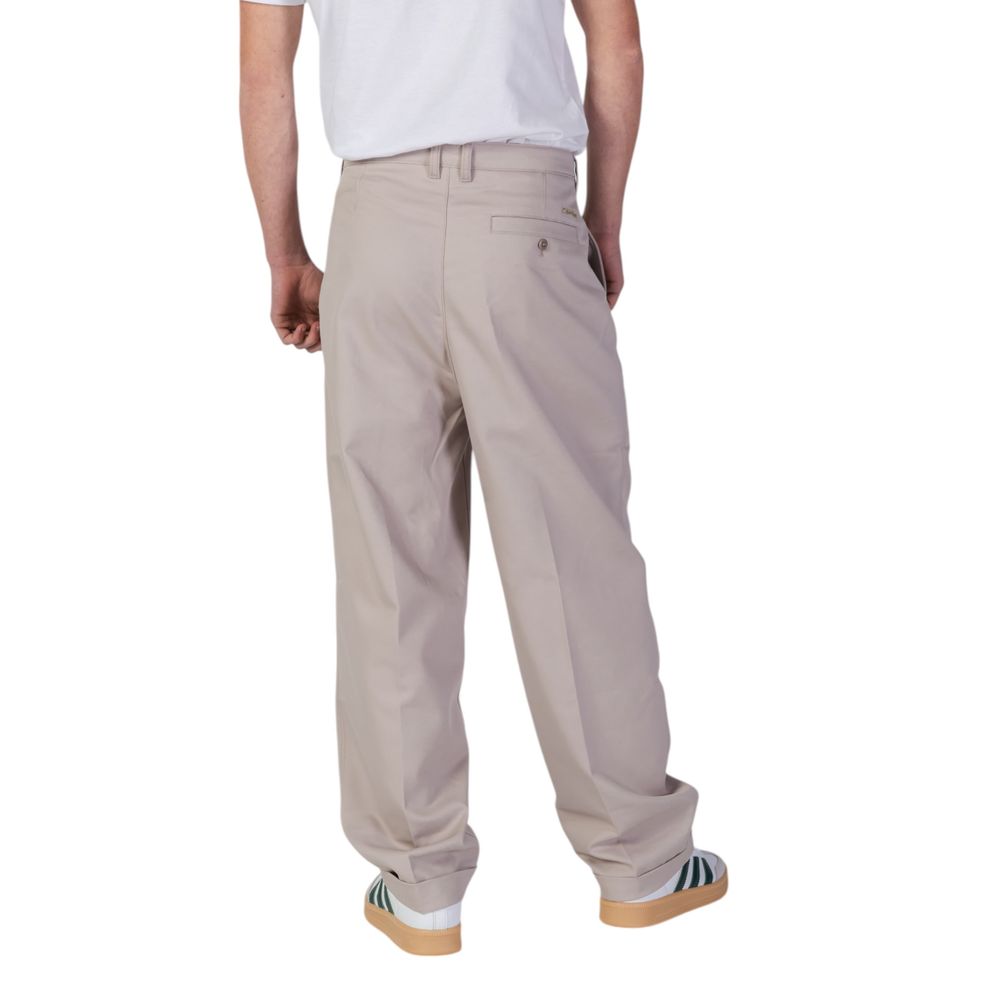 Calvin Klein Jeans Beige Recycled Polyester Casual Pants | Regal Royce