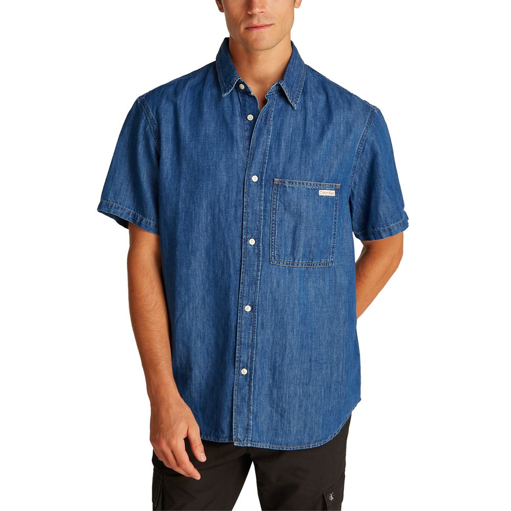 Calvin Klein Jeans Blue Denim Shirt | Regal Royce