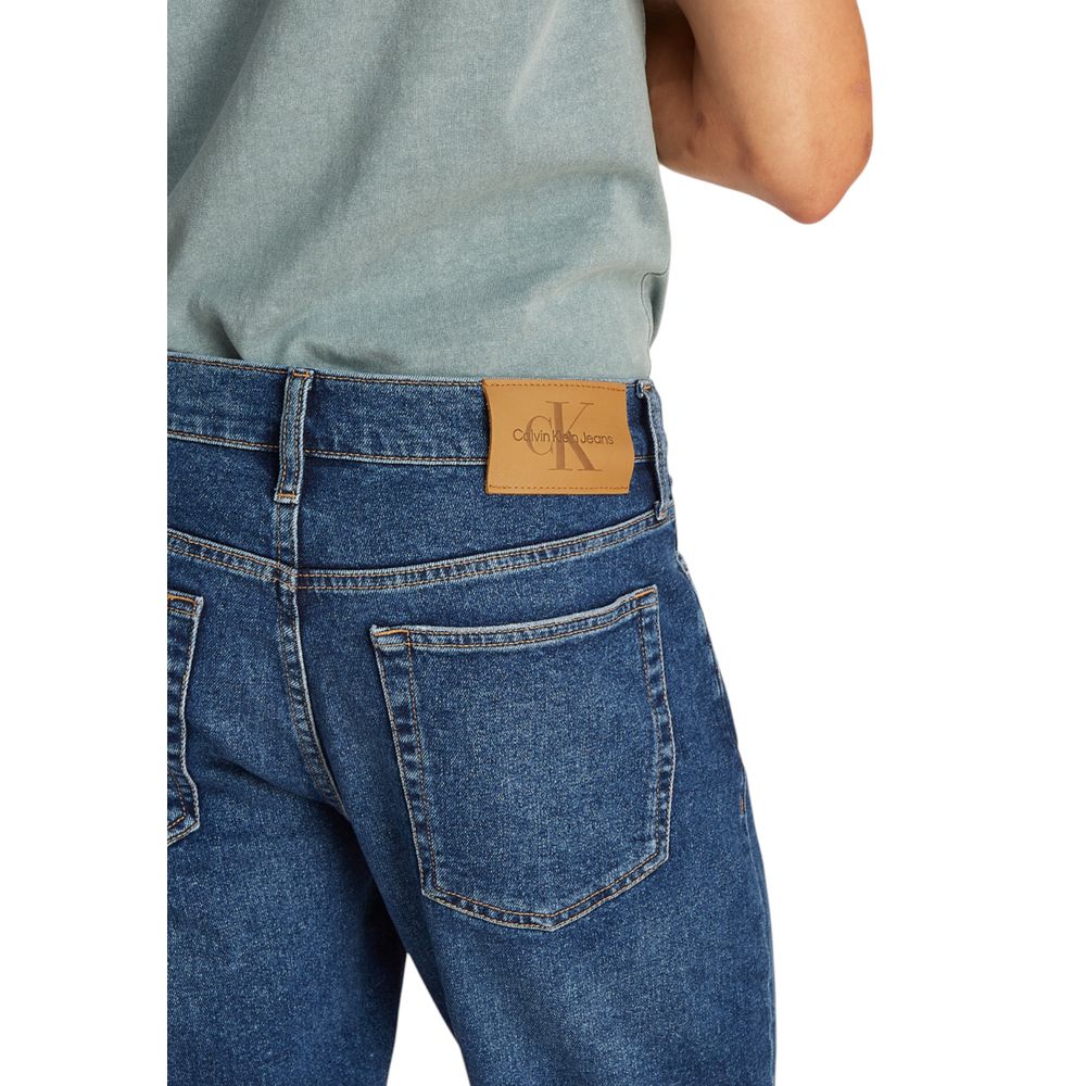 Calvin Klein Jeans Blue Cotton Bermuda Shorts | Regal Royce