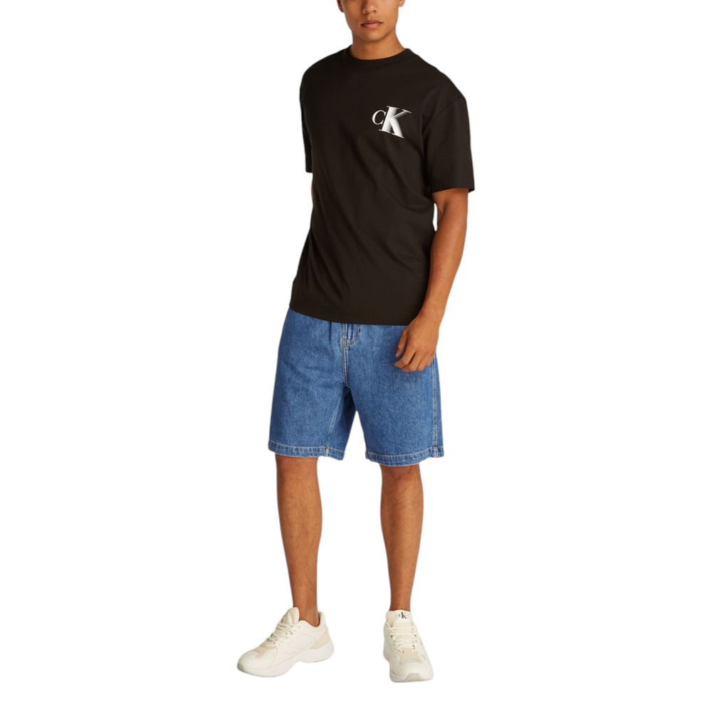 Calvin Klein Jeans Blue Cotton Bermuda Shorts | Regal Royce