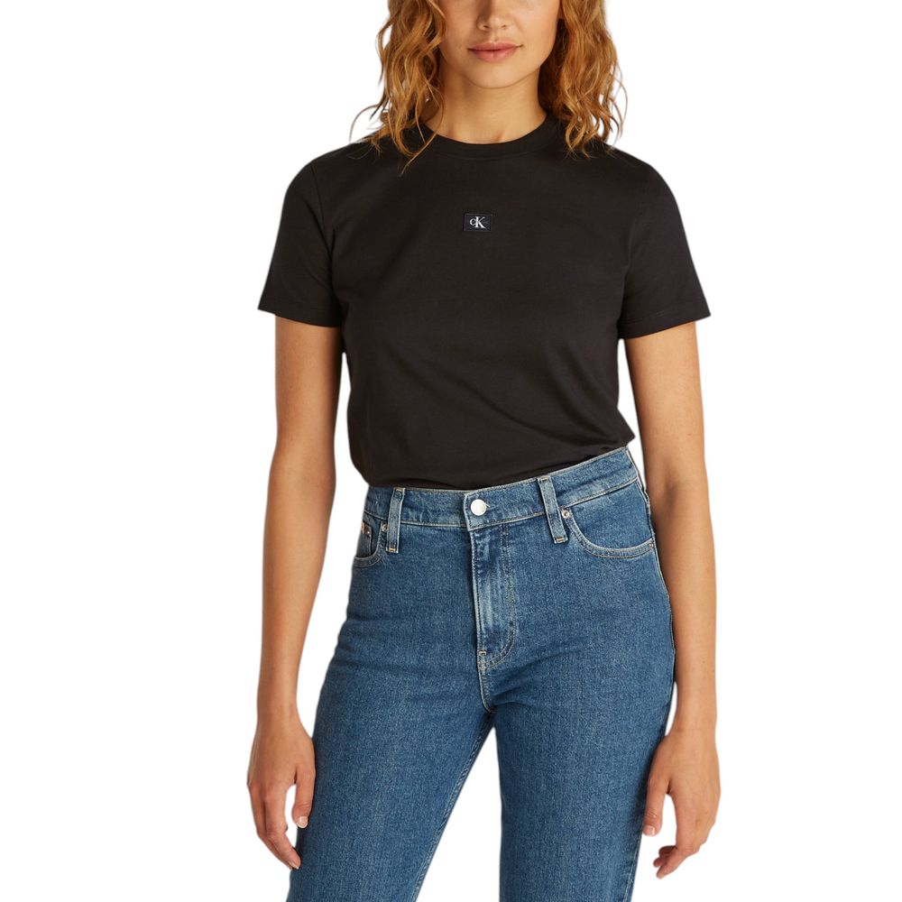 Calvin Klein Jeans Black Recycled Cotton T-Shirt | Regal Royce