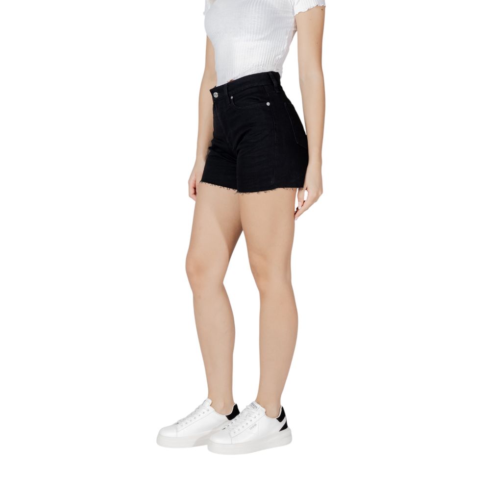 Calvin Klein Jeans Black Cotton Shorts | Regal Royce