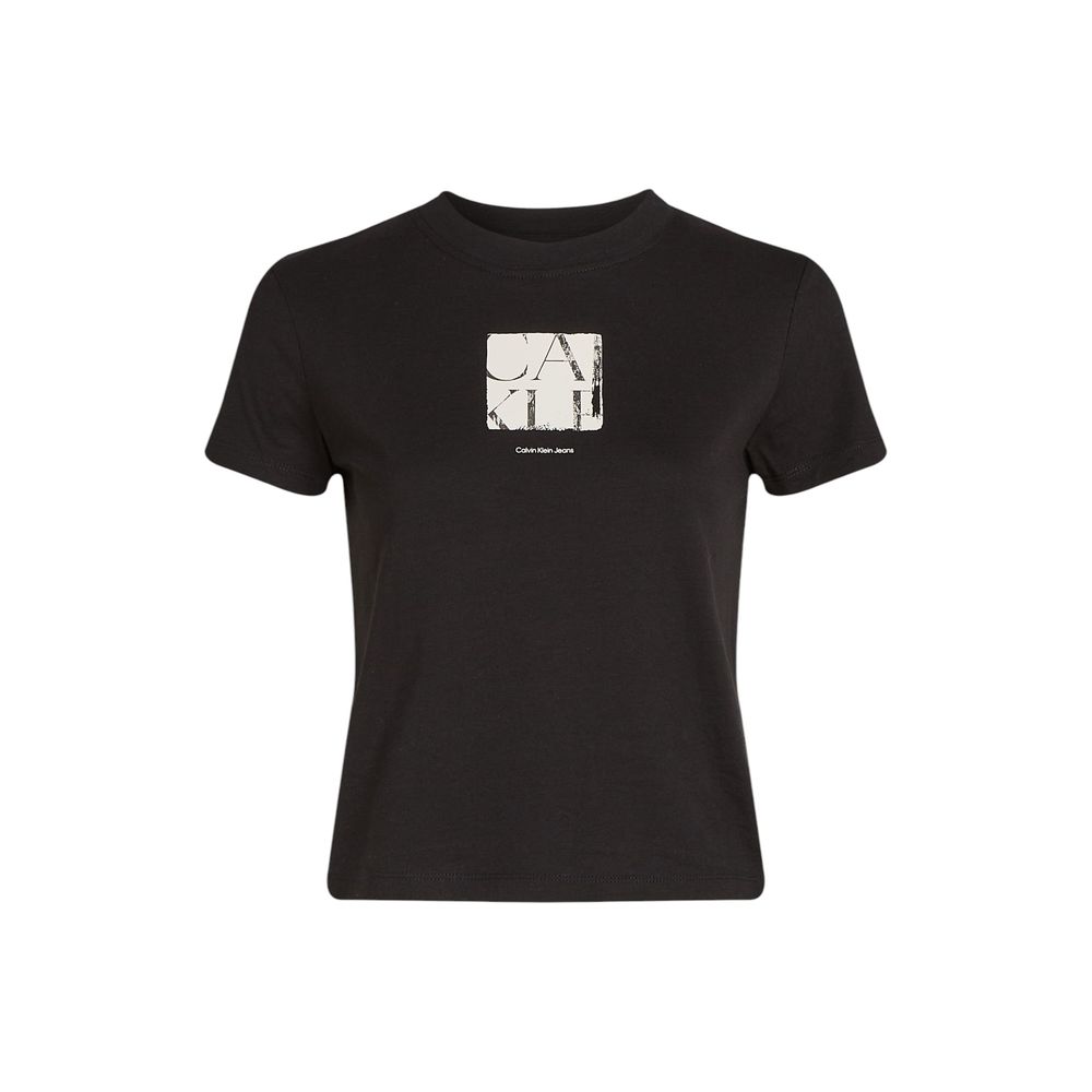 Calvin Klein Jeans Black Recycled Cotton T-Shirt | Regal Royce