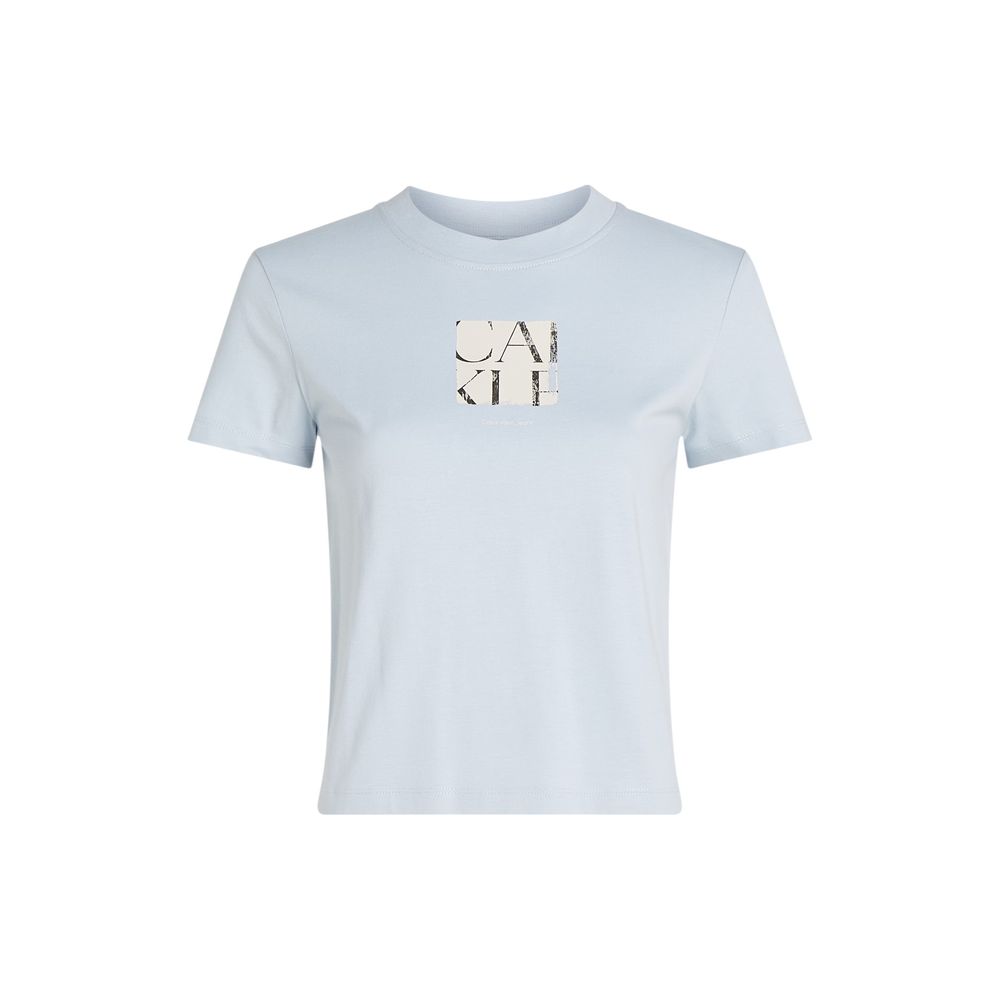 Calvin Klein Jeans Blue Recycled Cotton T-Shirt | Regal Royce