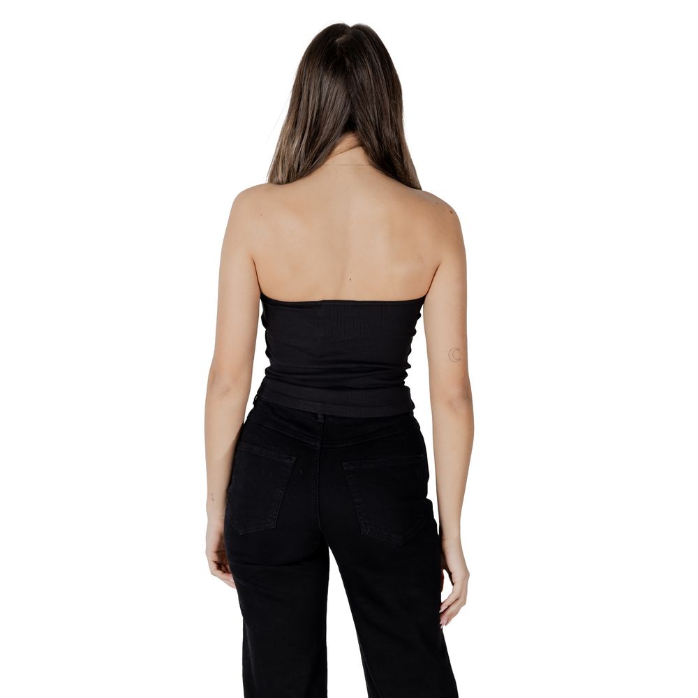 Calvin Klein Jeans Black Recycled Cotton Top | Regal Royce