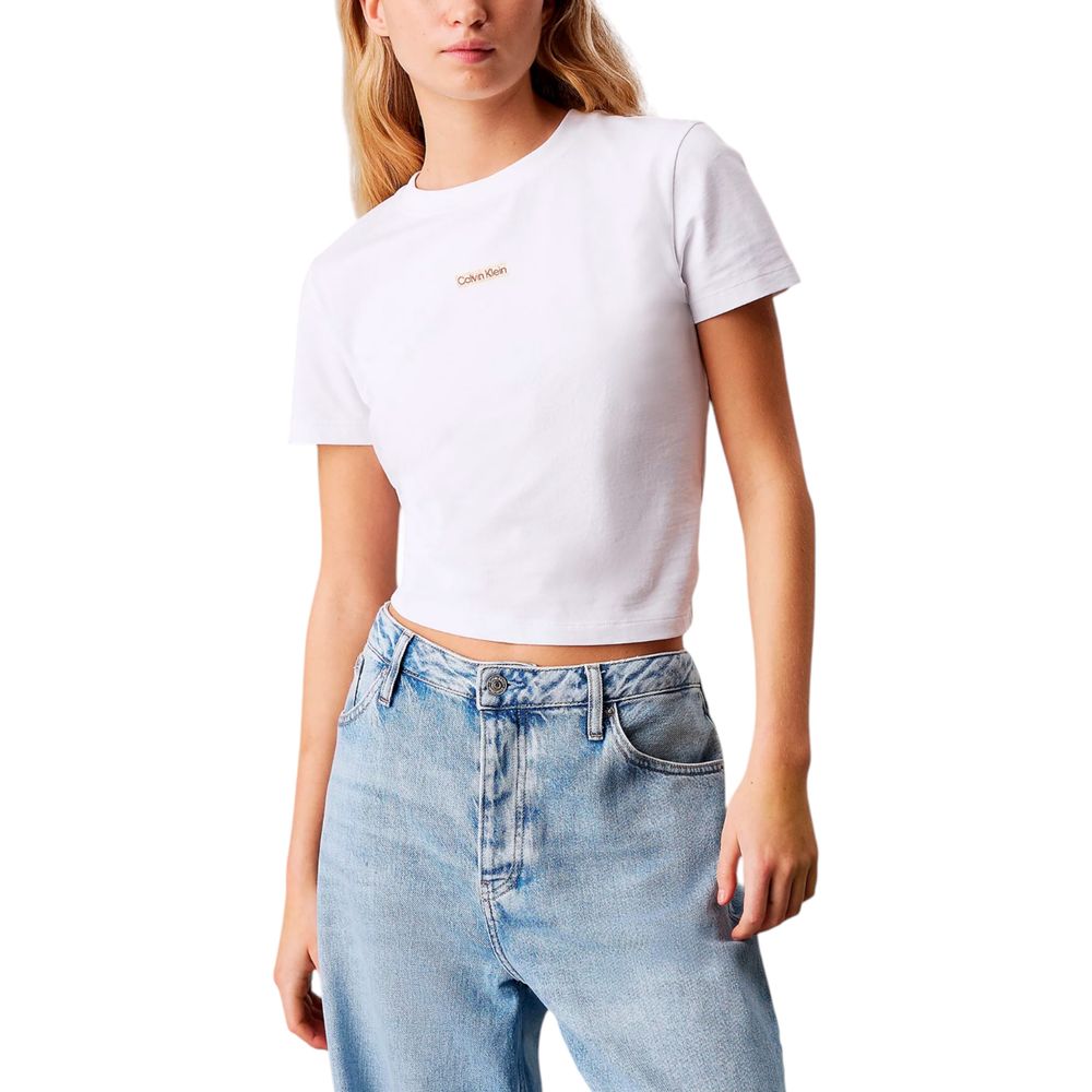 Calvin Klein Jeans White Recycled Cotton Sportswear | Regal Royce