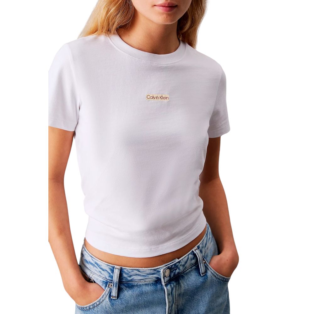 Calvin Klein Jeans White Recycled Cotton Sportswear | Regal Royce