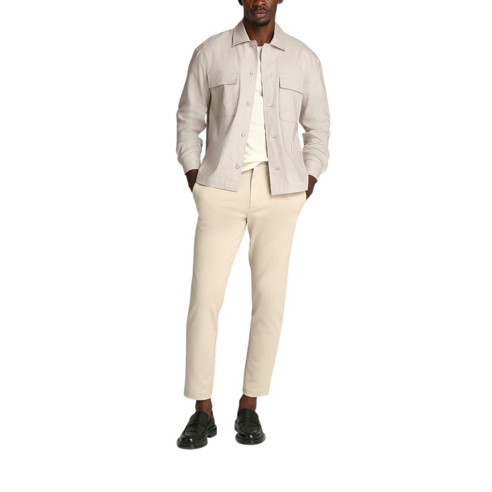 Calvin Klein Beige Lyocell Coat | Regal Royce