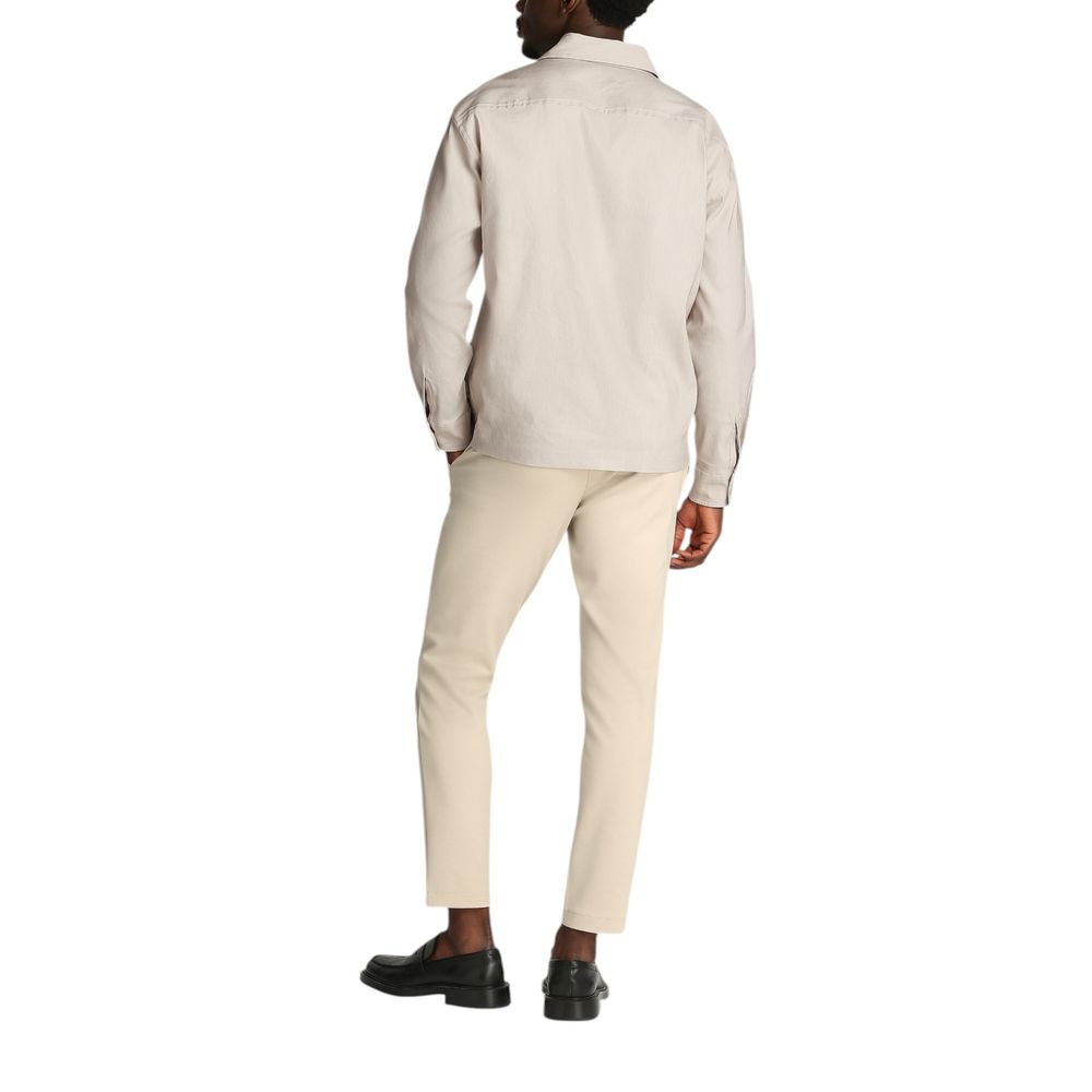 Calvin Klein Beige Lyocell Coat | Regal Royce