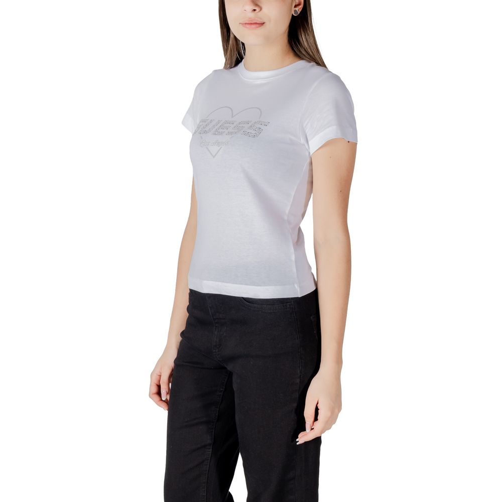 Guess Active White Cotton T-Shirt | Regal Royce
