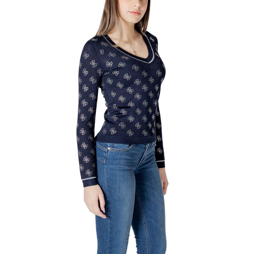 Guess Blue Viscose Sweatshirt | Regal Royce