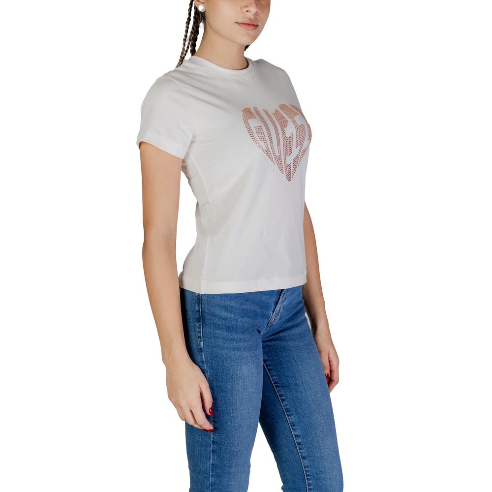 Guess Active Cream Cotton T-Shirt | Regal Royce