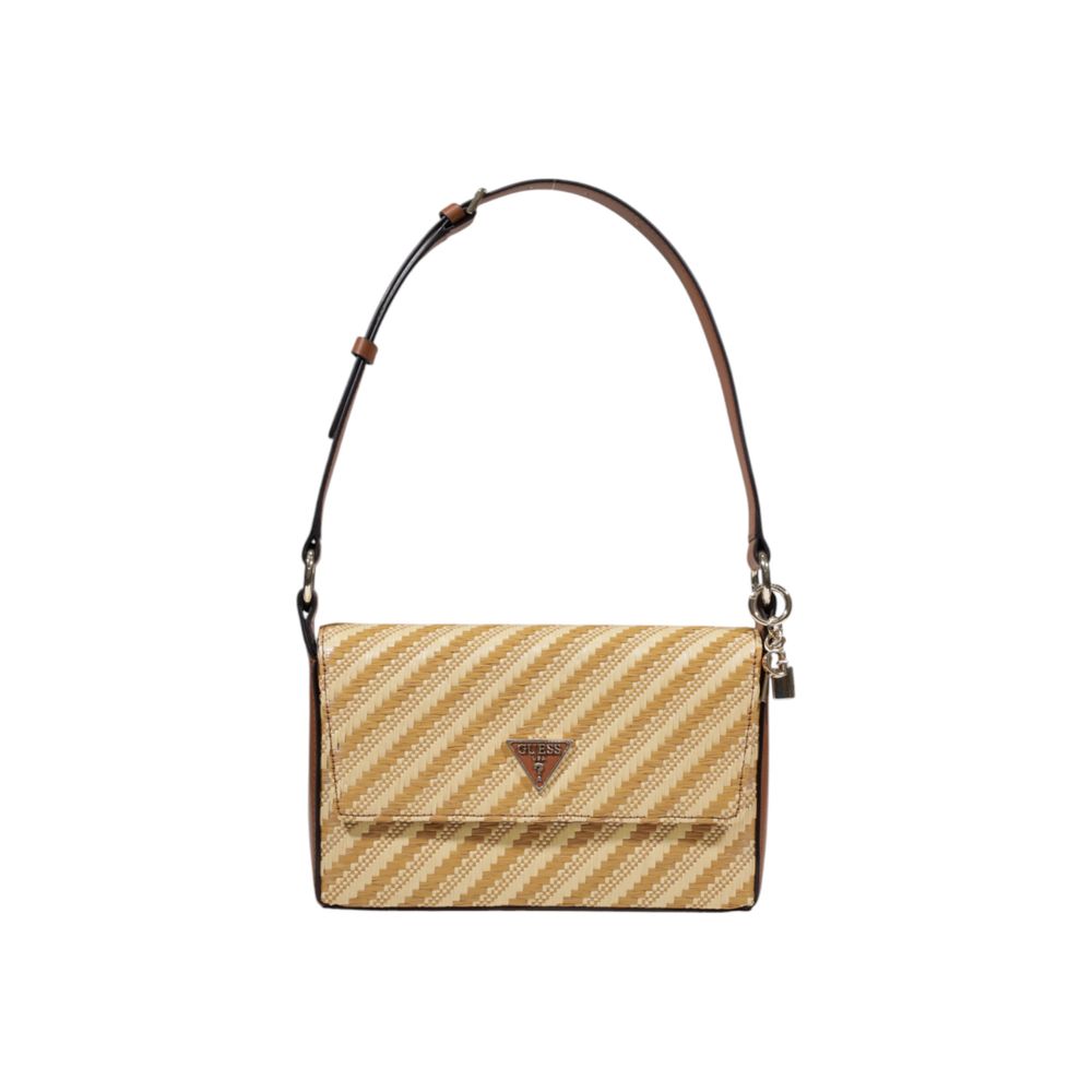 Guess Beige Polypropylene Handbag | Regal Royce