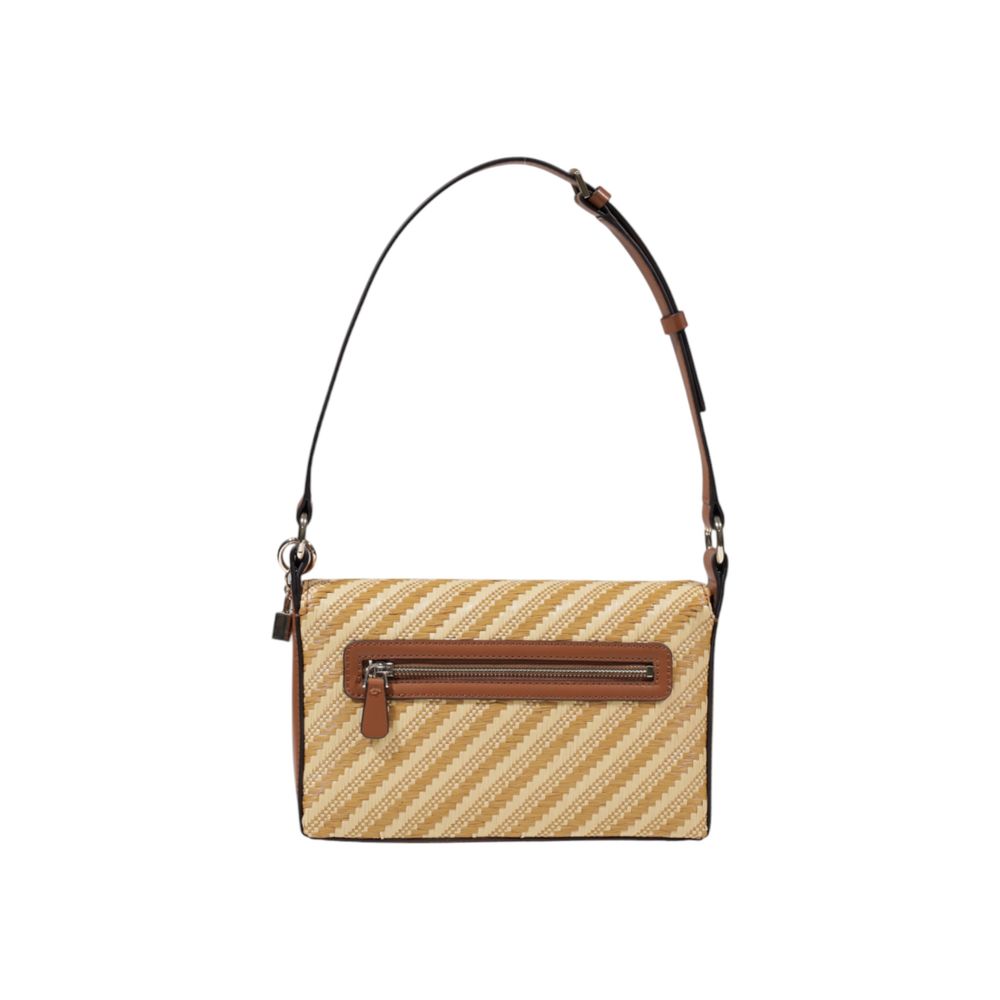 Guess Beige Polypropylene Handbag | Regal Royce