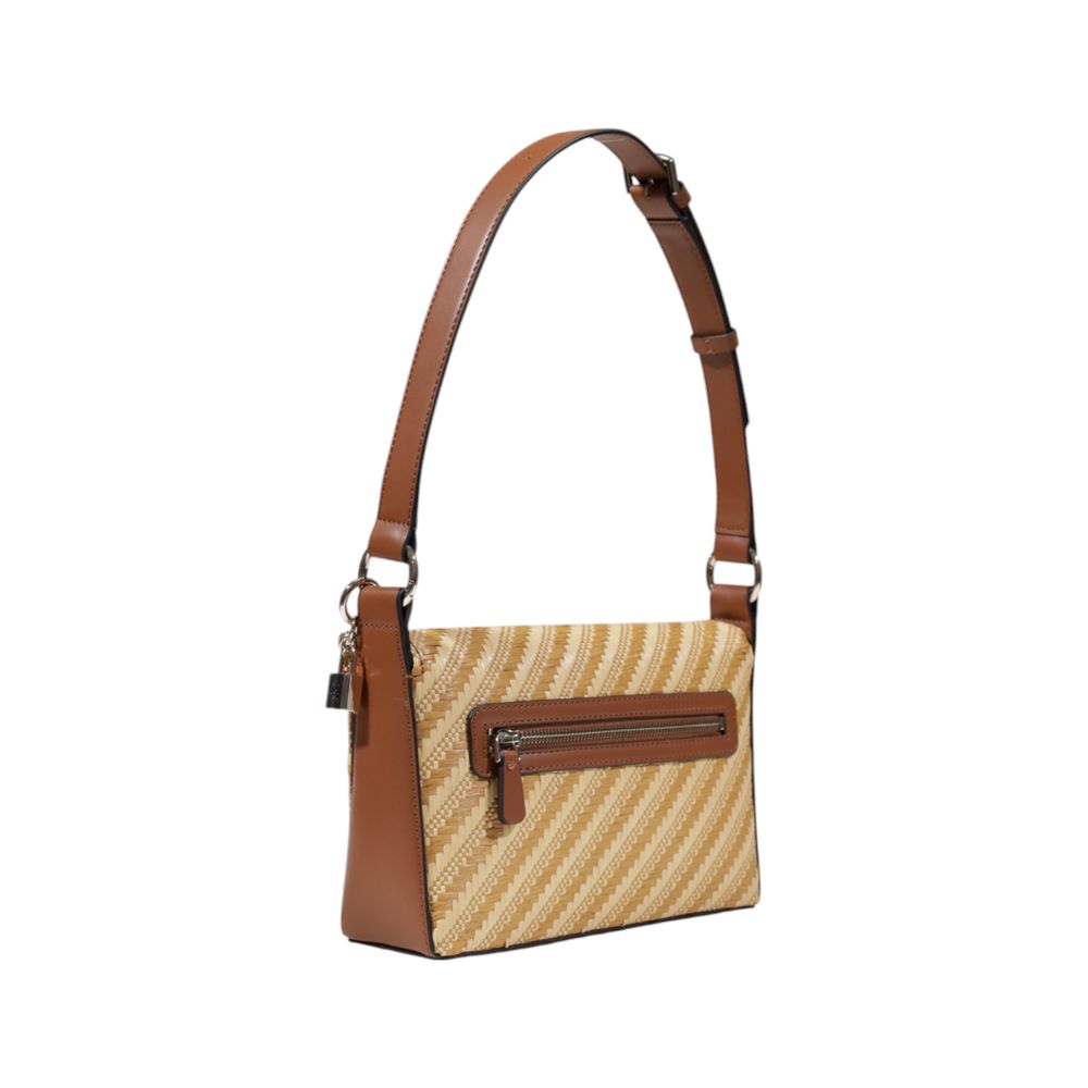 Guess Beige Polypropylene Handbag | Regal Royce