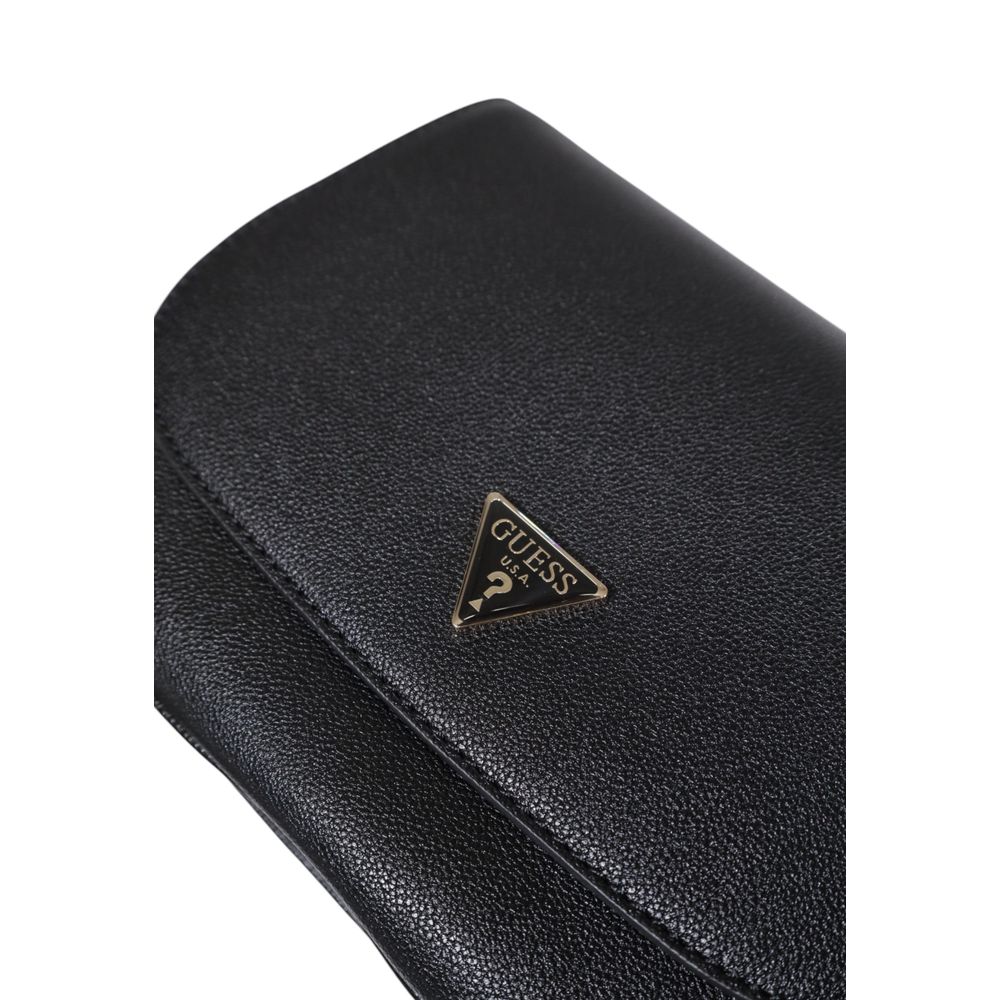 Guess Black Polyethylene Handbag | Regal Royce