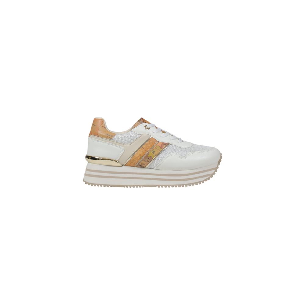 Alviero Martini Prima Classe White Polyethylene Platform Sneakers | Regal Royce
