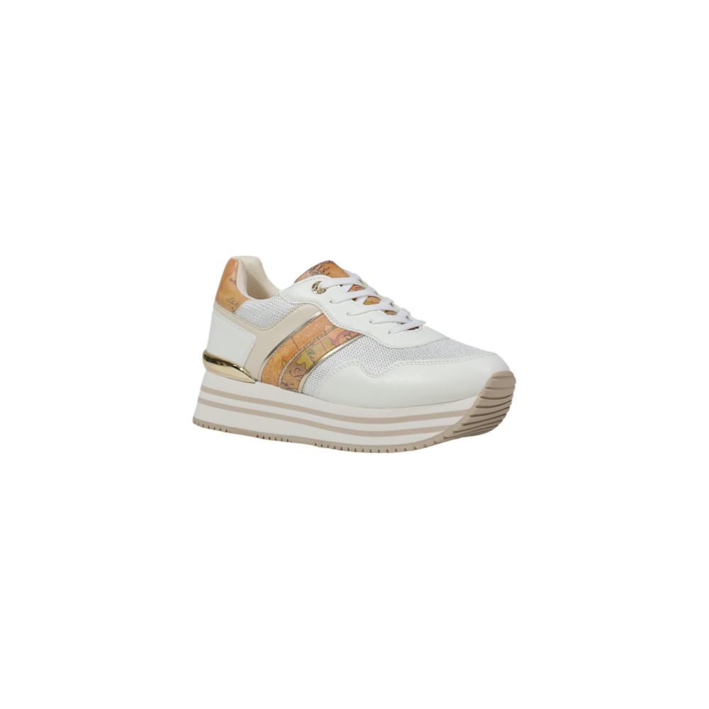 Alviero Martini Prima Classe White Polyethylene Platform Sneakers | Regal Royce