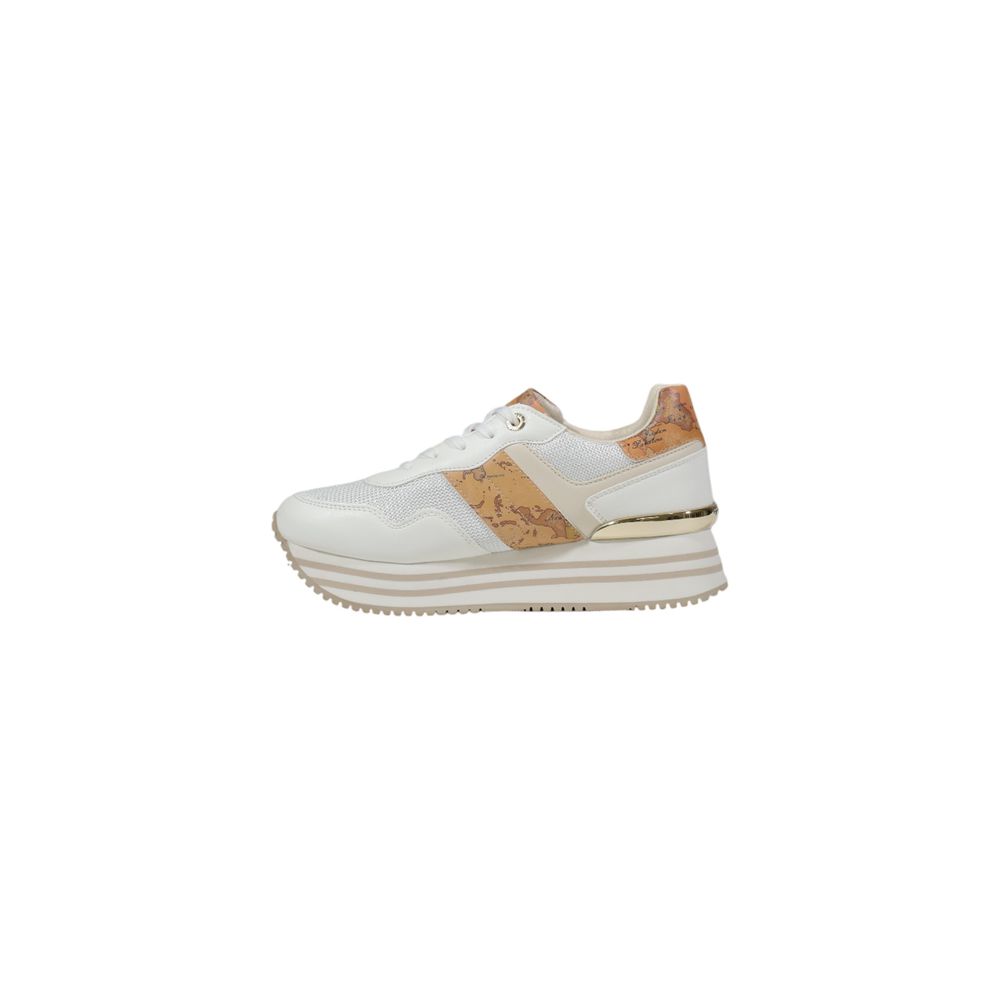 Alviero Martini Prima Classe White Polyethylene Platform Sneakers | Regal Royce