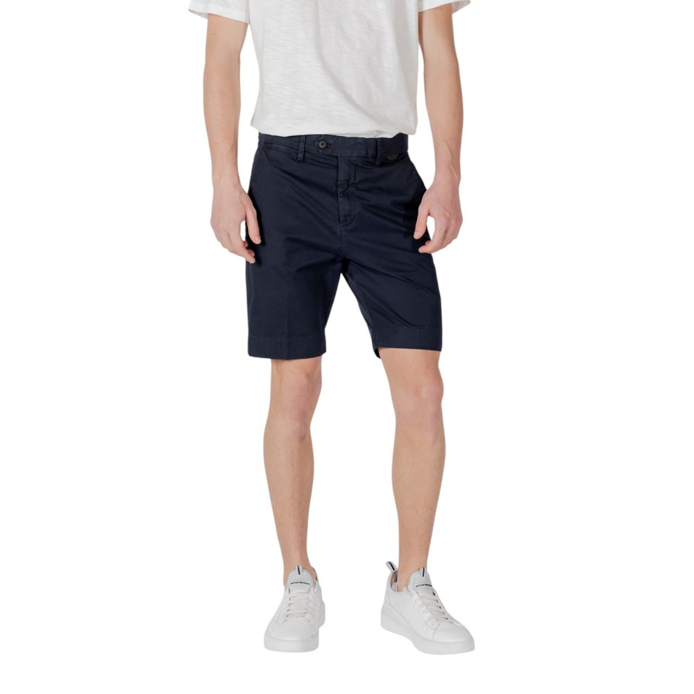 Antony Morato Blue Cotton Bermuda Shorts | Regal Royce