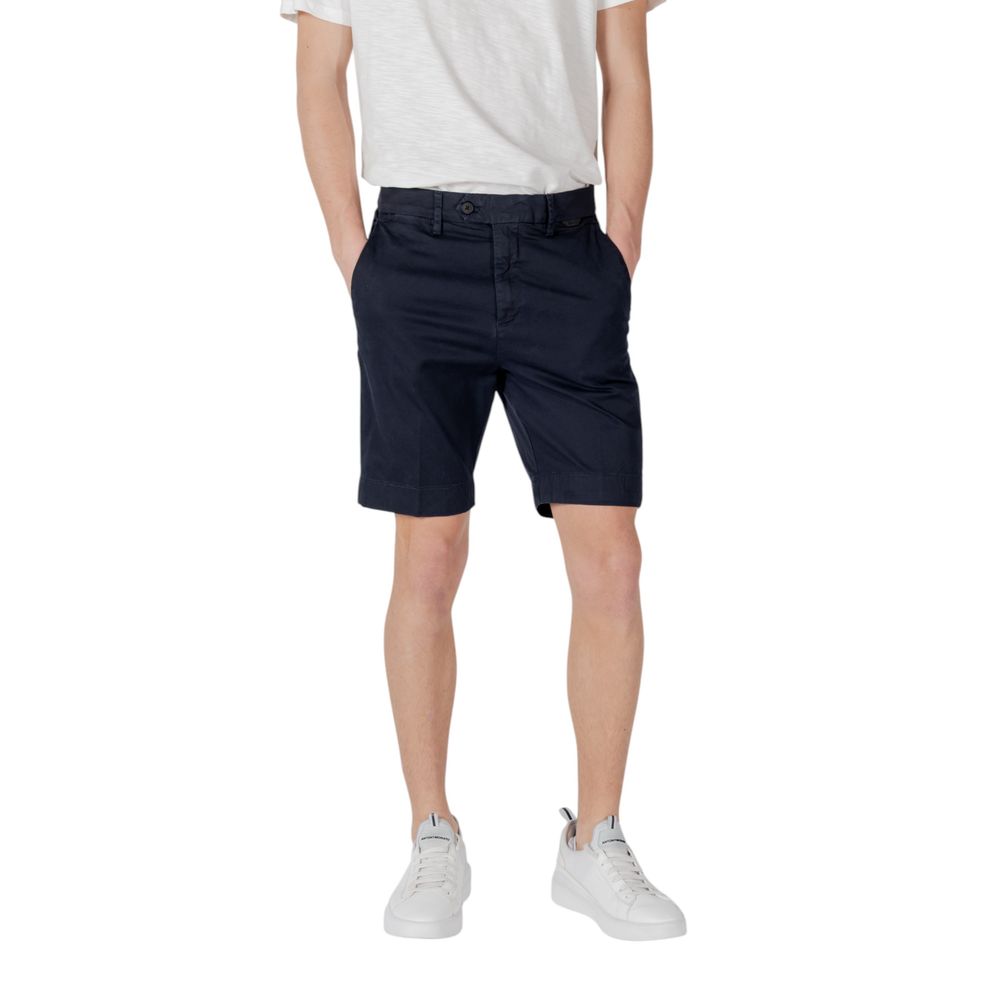Antony Morato Blue Cotton Bermuda Shorts | Regal Royce