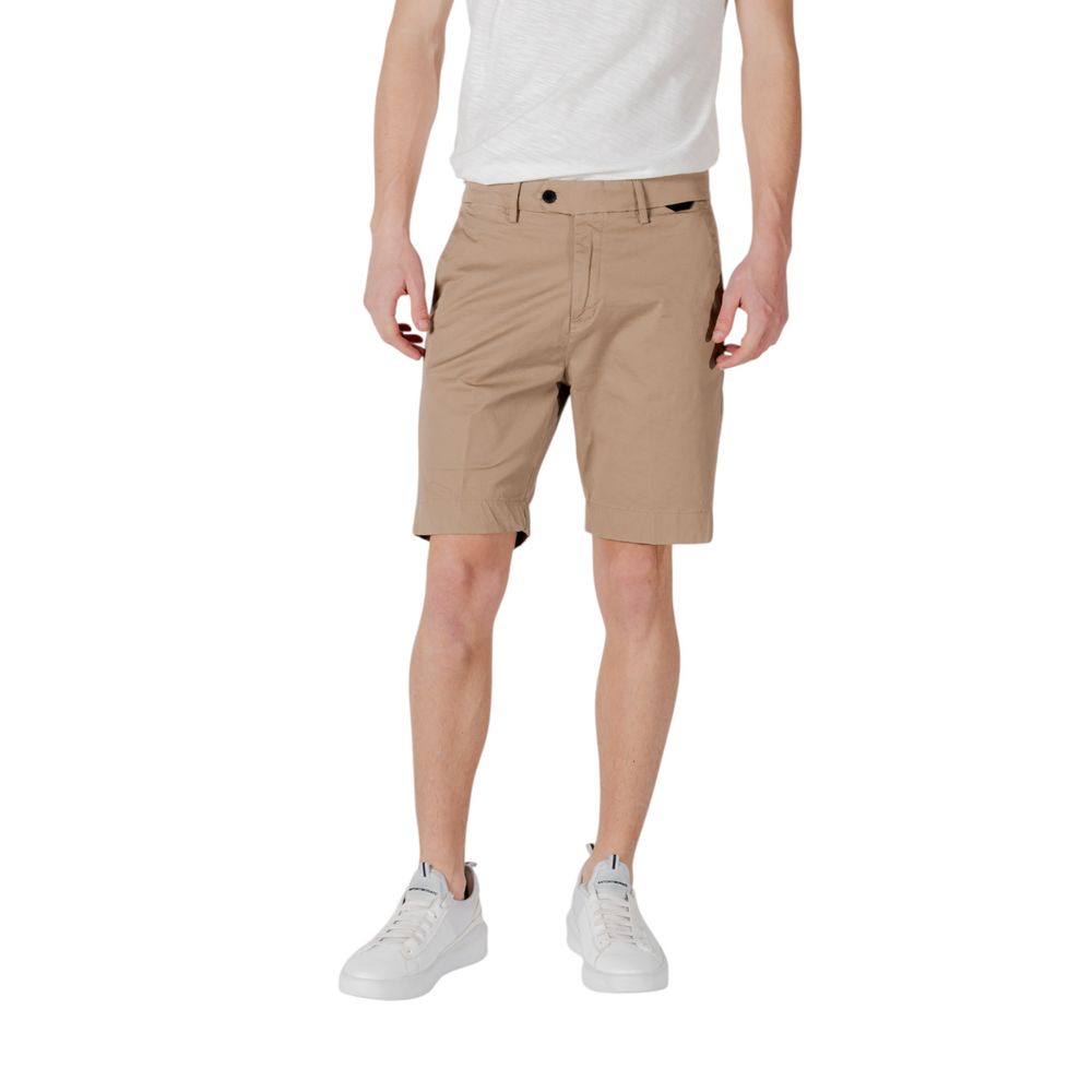 Antony Morato Beige Cotton Bermuda Shorts | Regal Royce