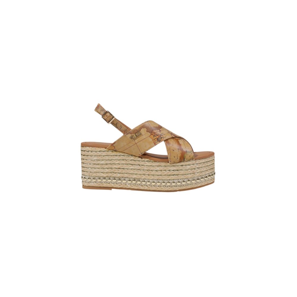 Alviero Martini Prima Classe Beige Polyethylene Platform Sandals | Regal Royce