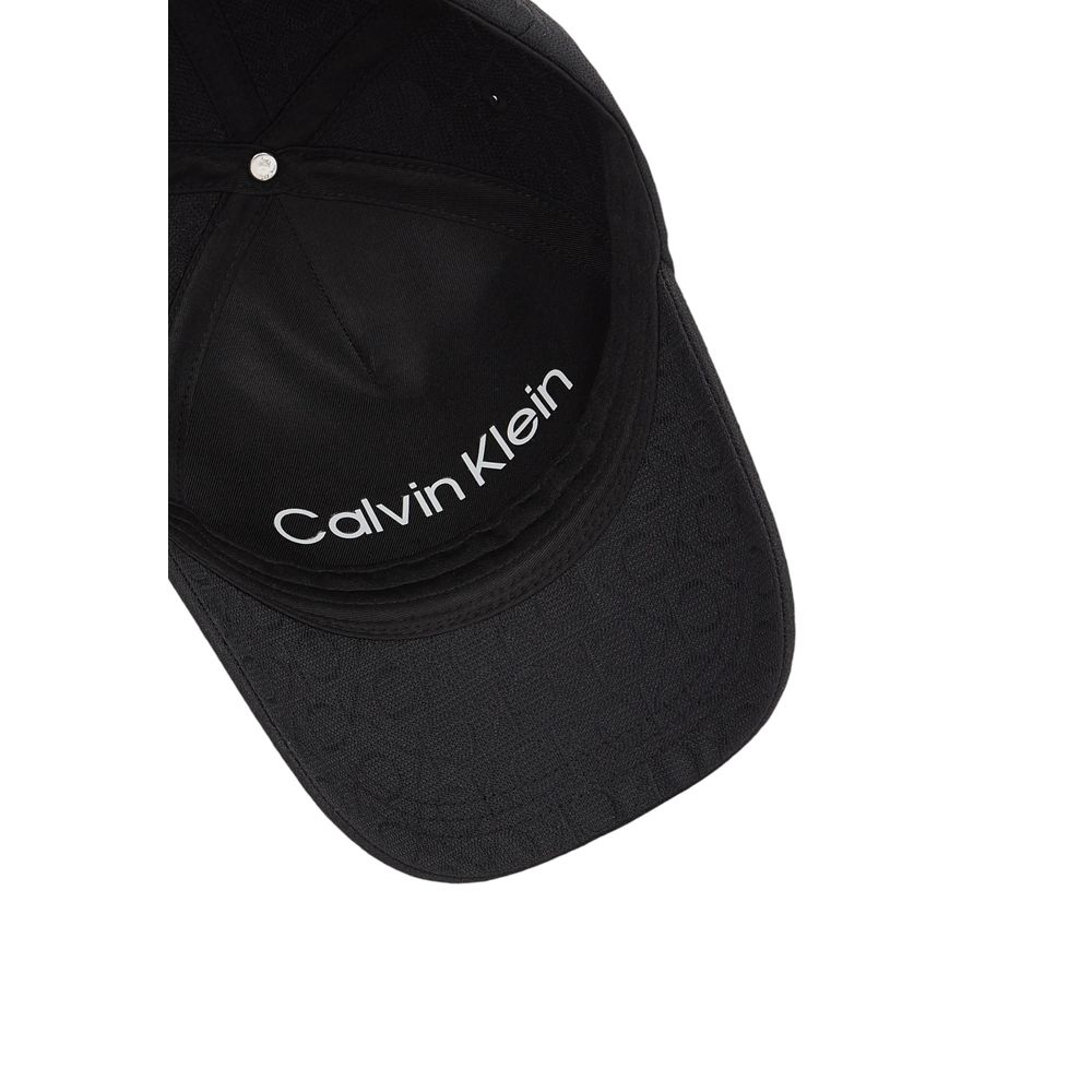 Calvin Klein Black Recycled Polyester Cap (Baseball Hat) | Regal Royce