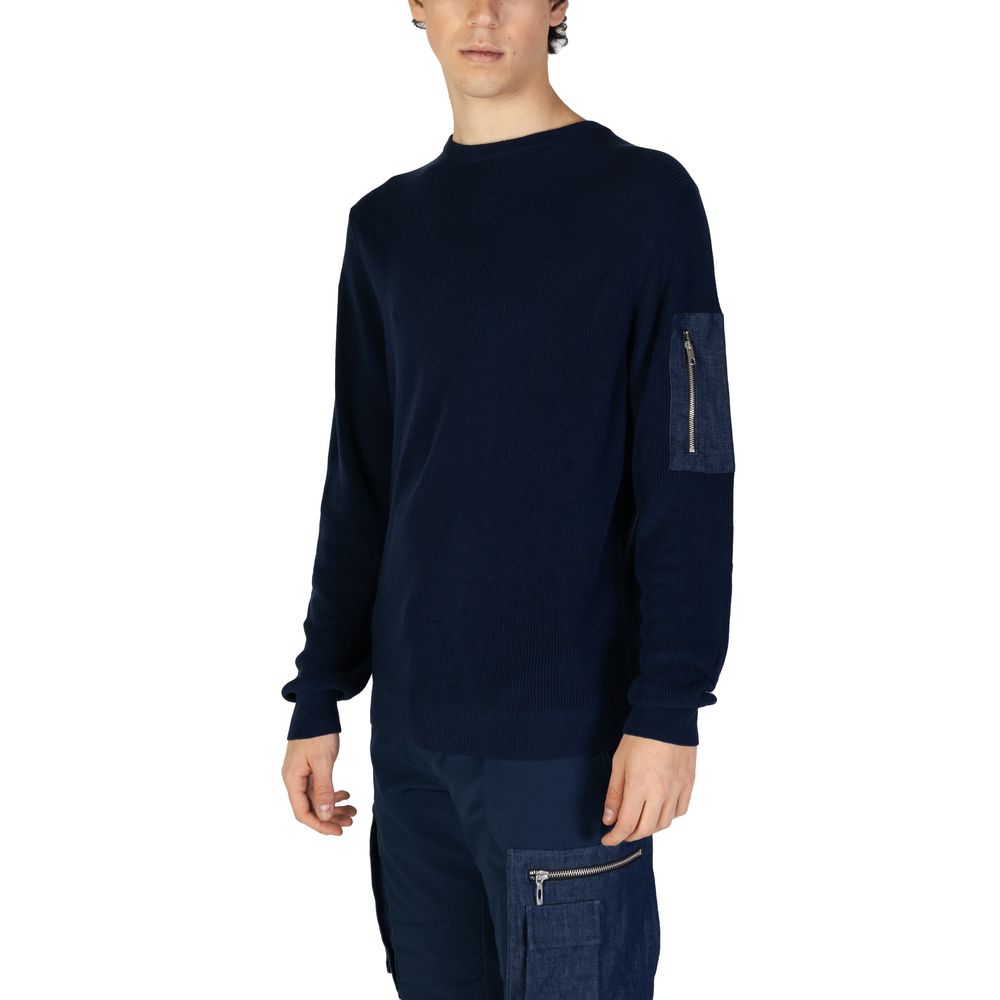 Antony Morato Blue Cotton Sweatshirt | Regal Royce