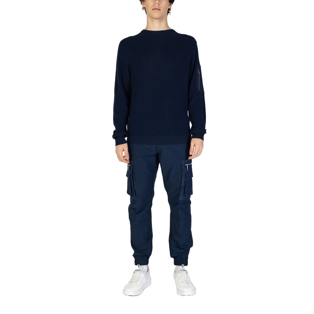 Antony Morato Blue Cotton Sweatshirt | Regal Royce