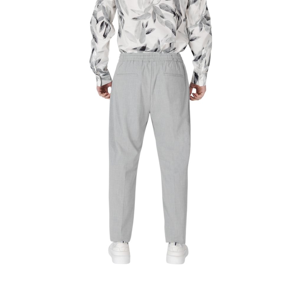 Antony Morato Gray Polyester Pant | Regal Royce