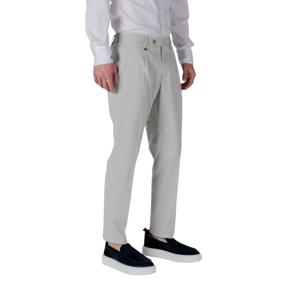 Antony Morato Gray Polyester Dress Pants | Regal Royce
