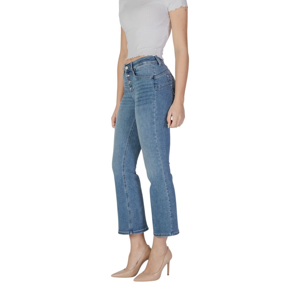Liu Jo Blue Cotton Bootcut Jeans
