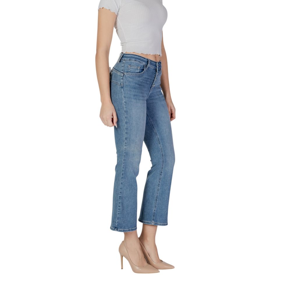 Liu Jo Blue Cotton Bootcut Jeans | Regal Royce