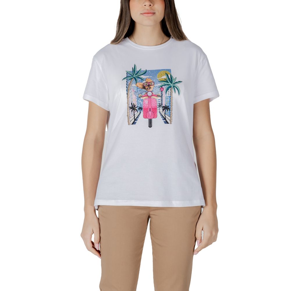 Liu Jo White Cotton T-Shirt | Regal Royce