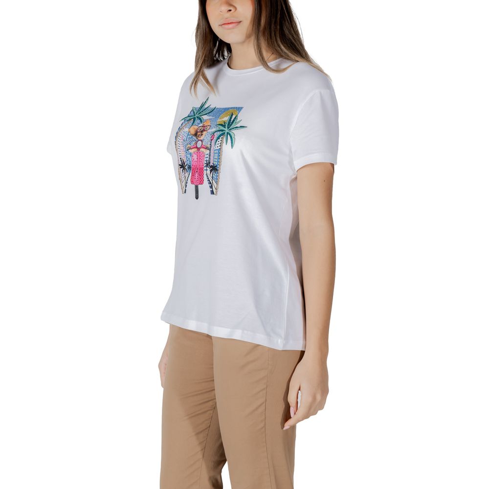 Liu Jo White Cotton T-Shirt | Regal Royce
