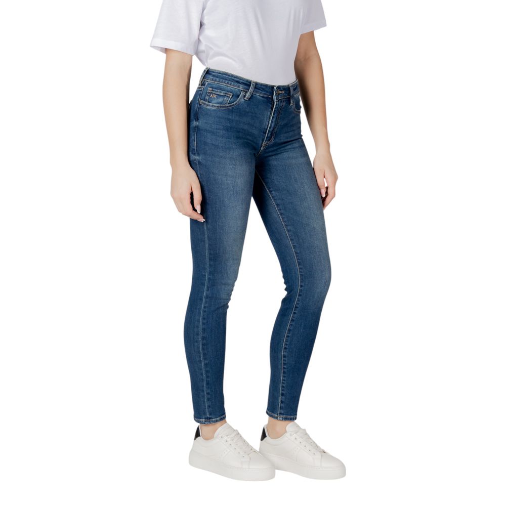 Armani Exchange Blue Cotton Skinny Jeans | Regal Royce