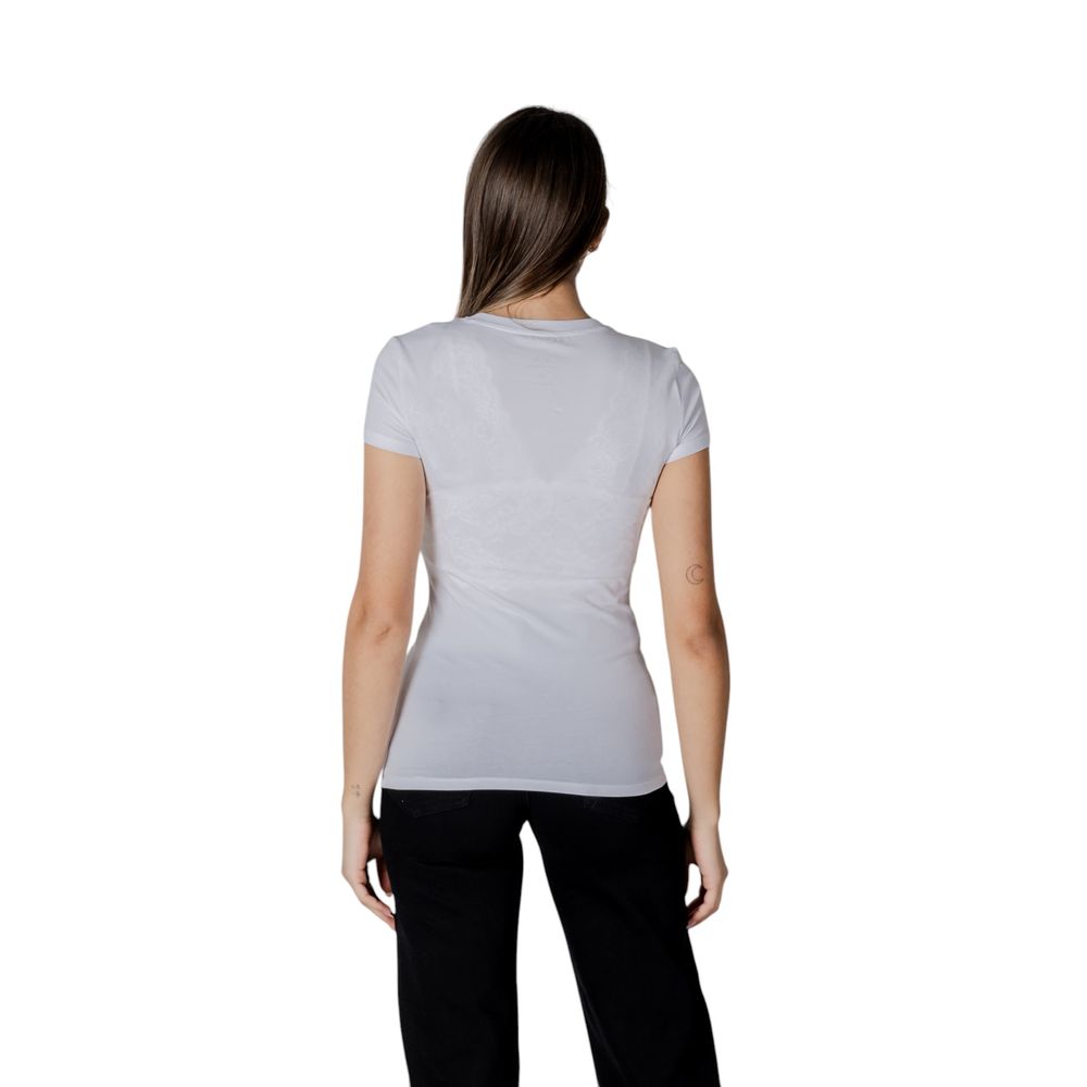 Armani Exchange White Cotton T-Shirt | Regal Royce