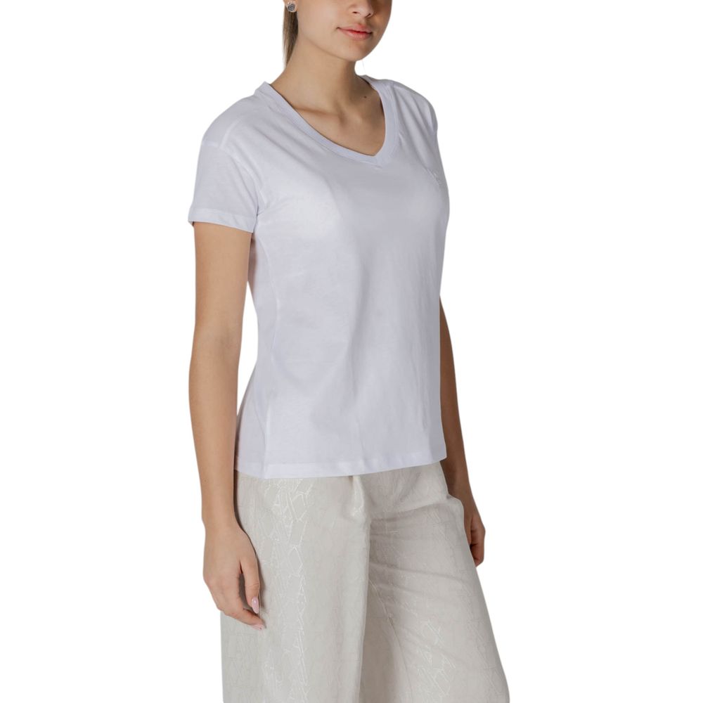 Armani Exchange White Cotton T-Shirt | Regal Royce