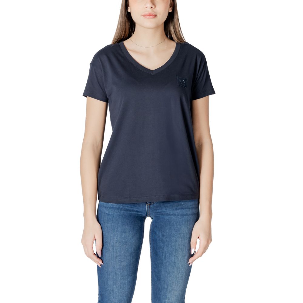 Armani Exchange Blue Cotton T-Shirt | Regal Royce
