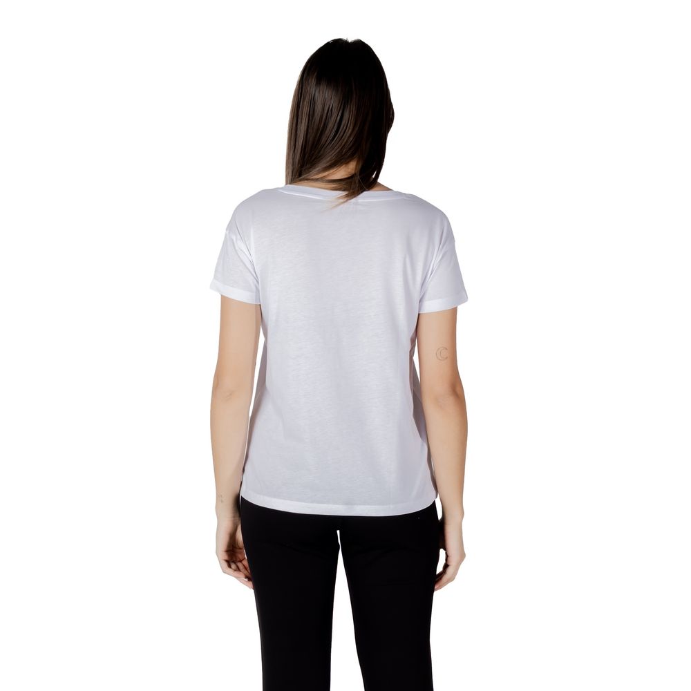 Armani Exchange White Cotton T-Shirt | Regal Royce
