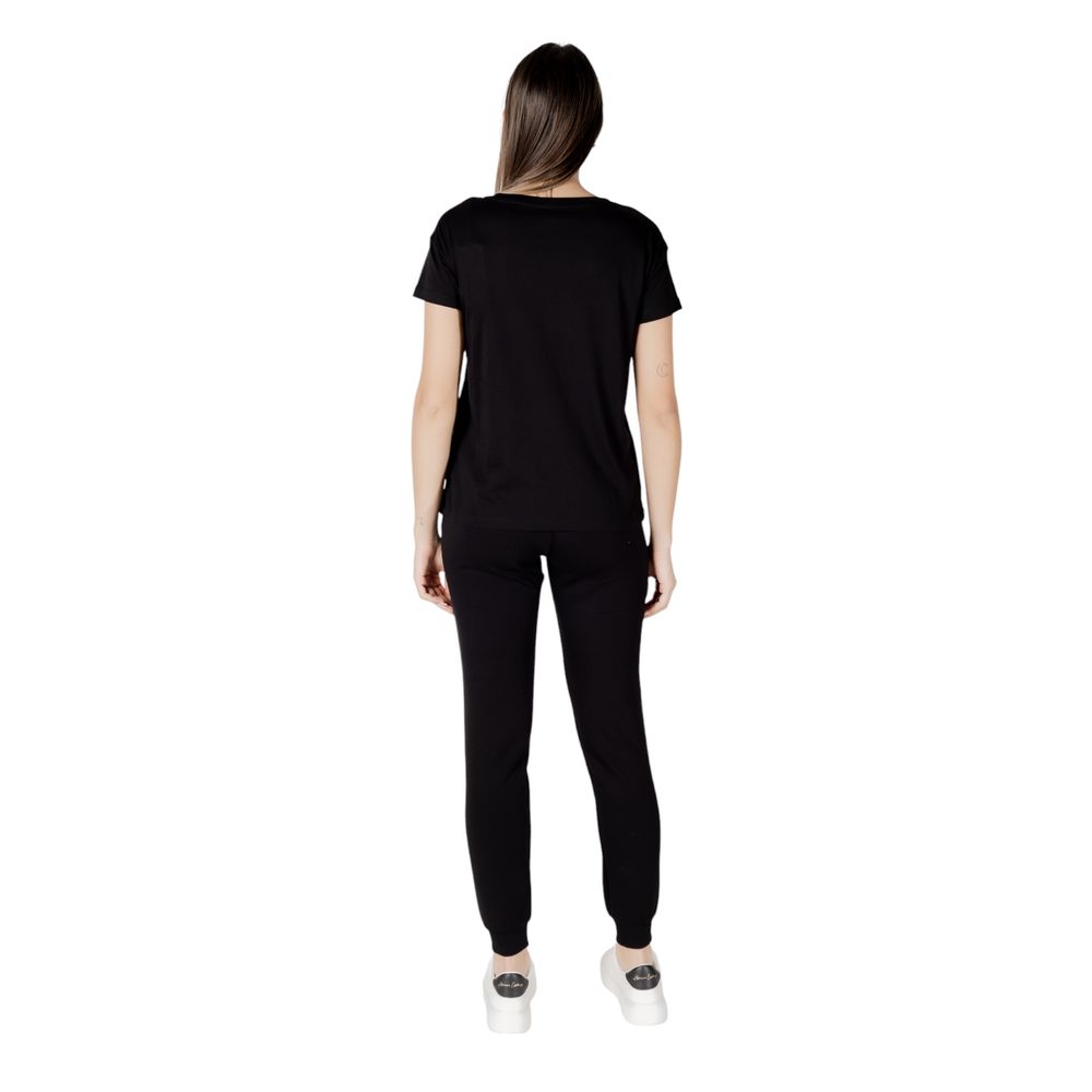 Armani Exchange Black Cotton T-Shirt | Regal Royce