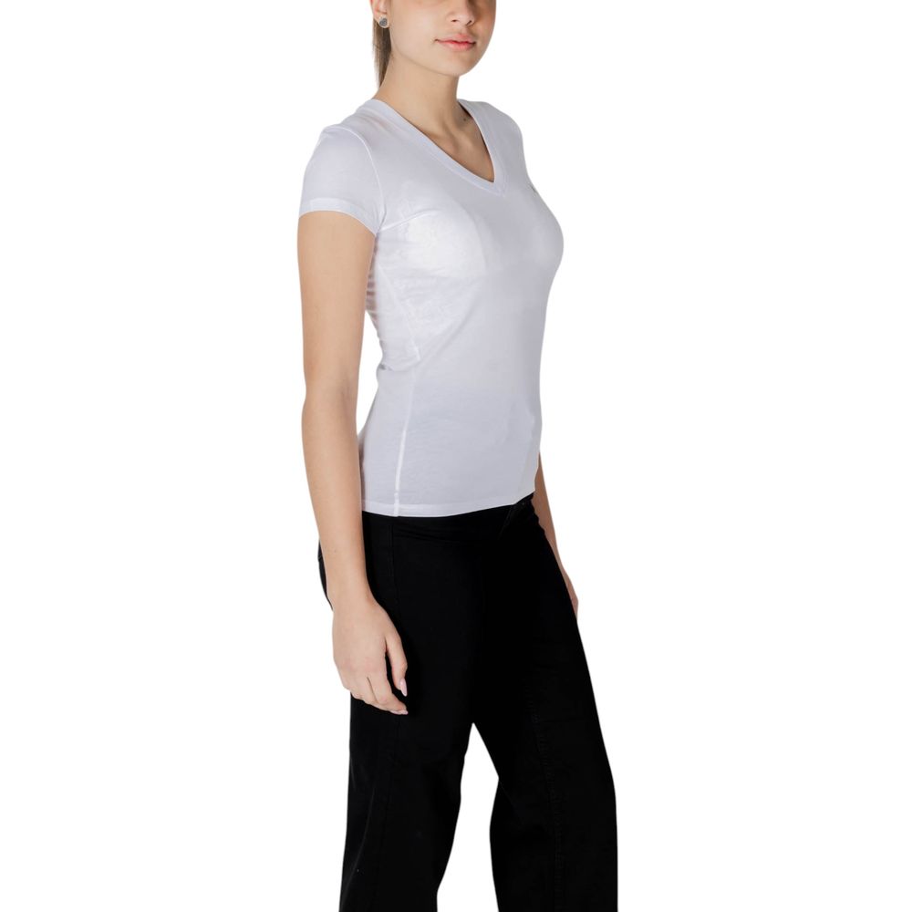 Armani Exchange White Cotton T-Shirt | Regal Royce