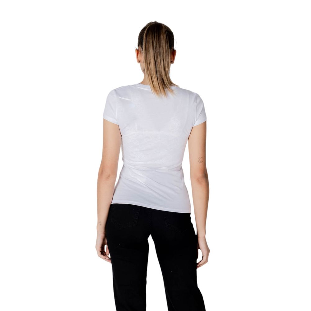 Armani Exchange White Cotton T-Shirt | Regal Royce