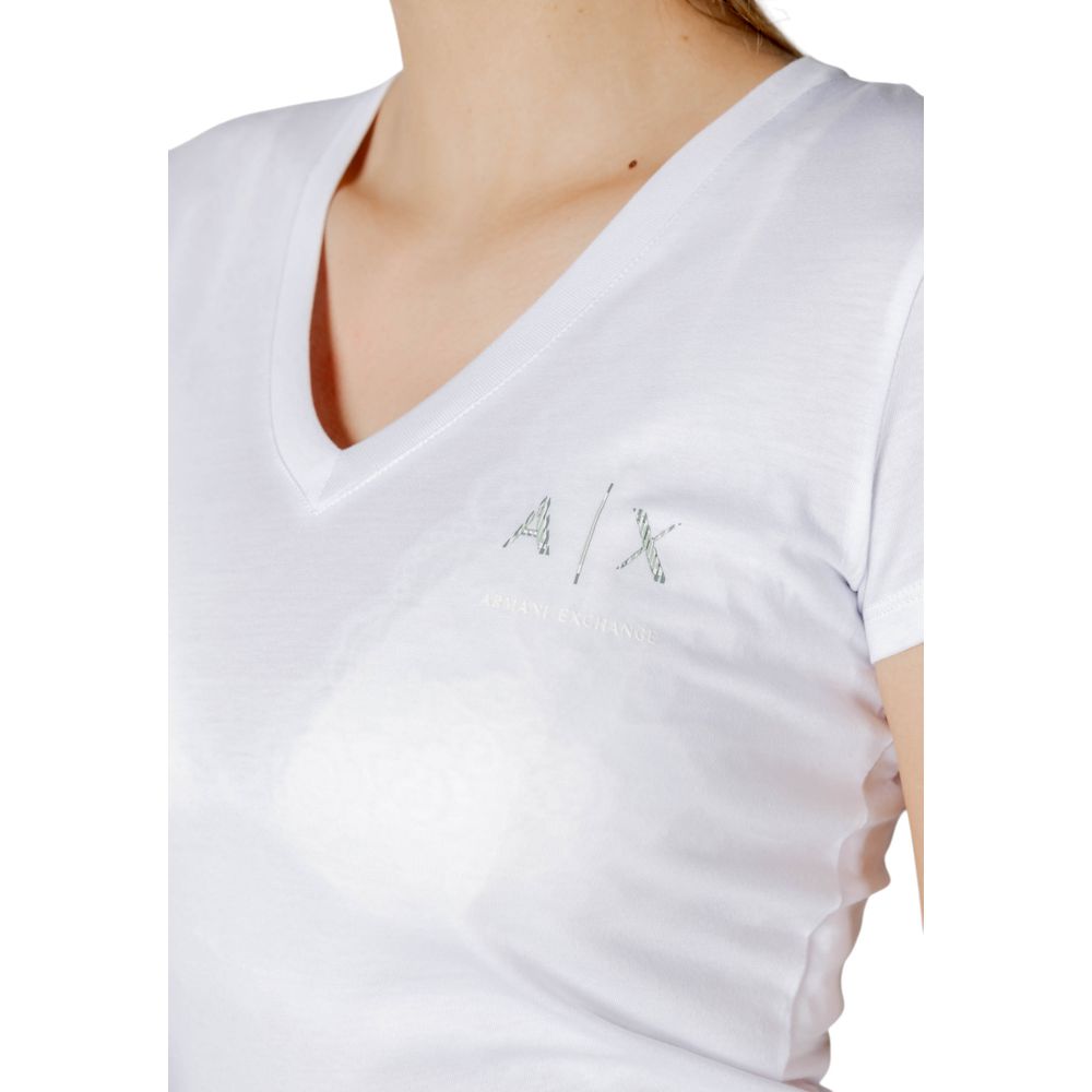 Armani Exchange White Cotton T-Shirt | Regal Royce