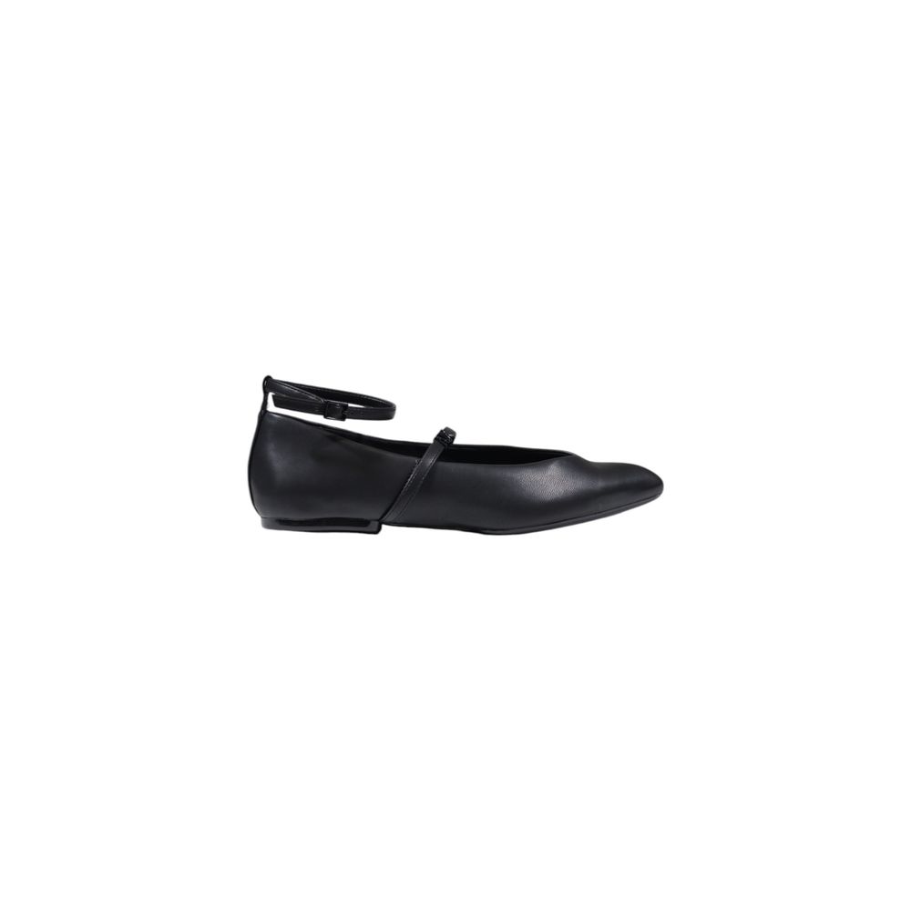 Armani Exchange Black Polyester Platform Pumps | Regal Royce