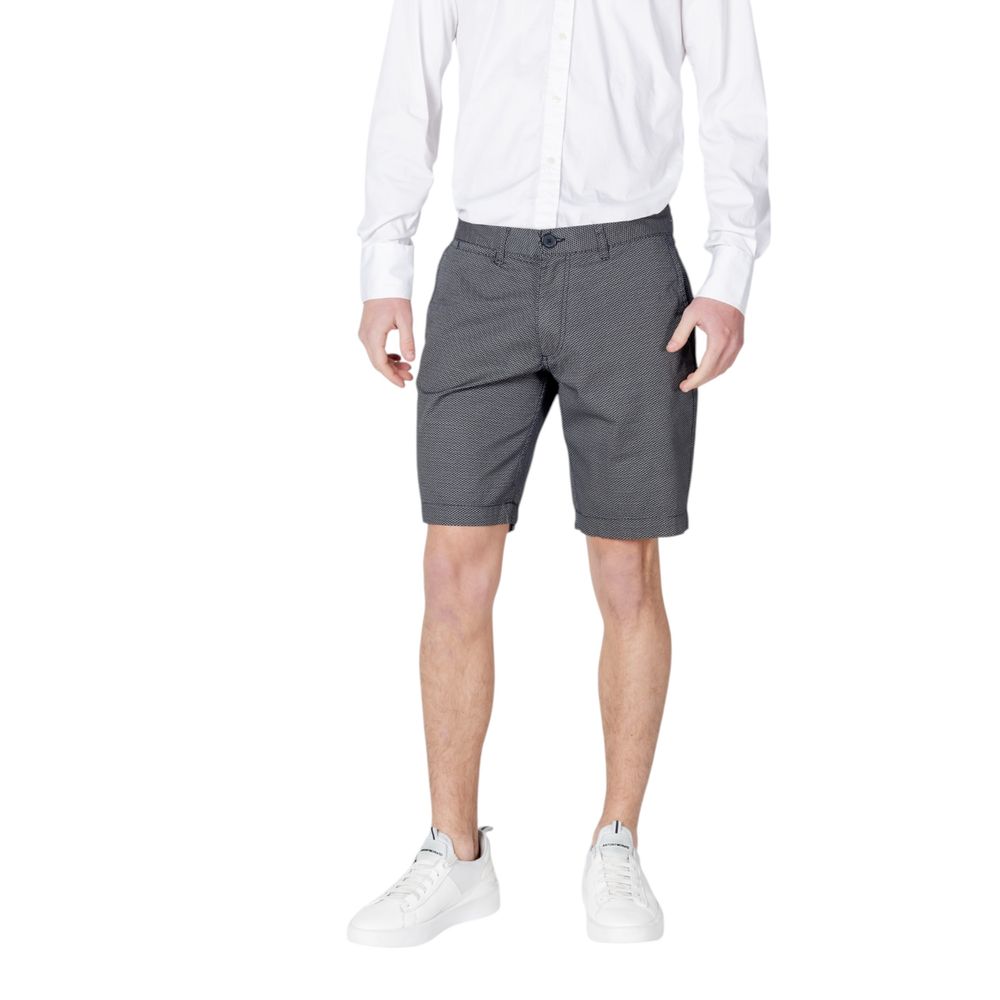 Armani Exchange Blue Cotton Shorts