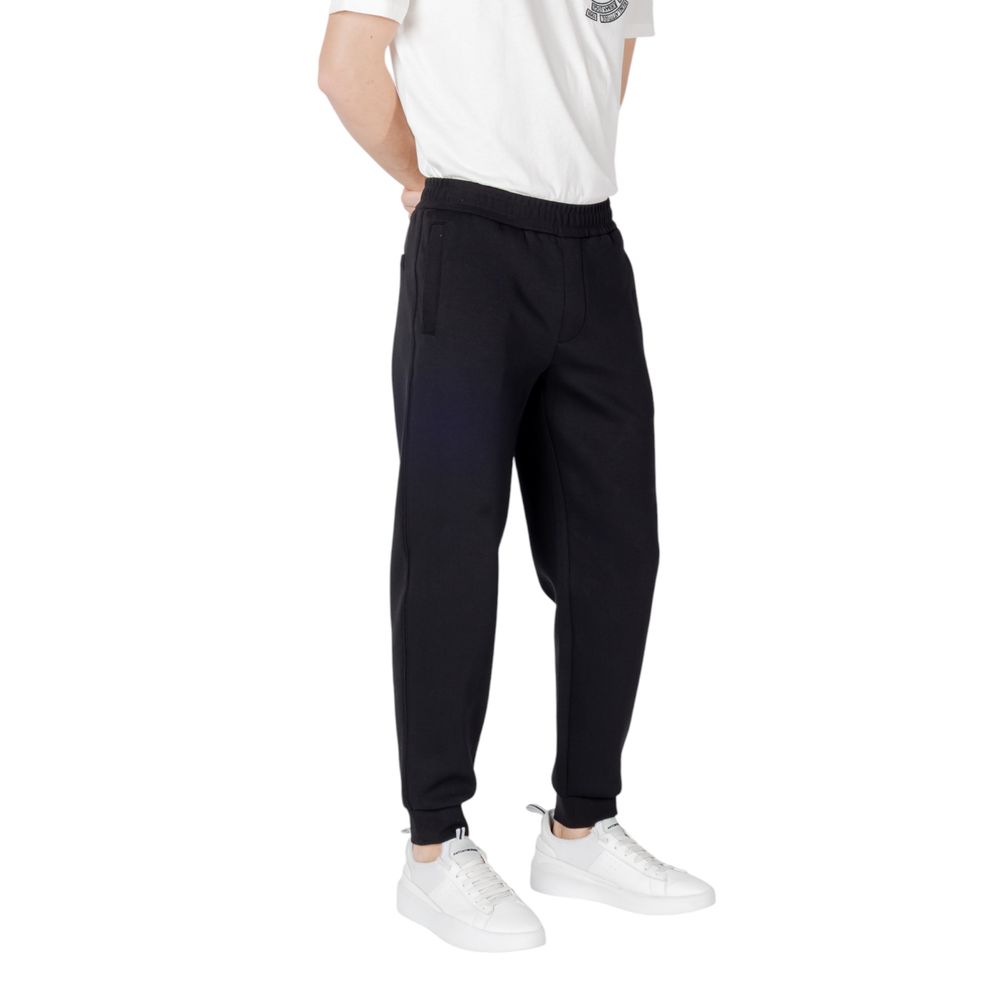 Armani Exchange Black Cotton Joggers (Workout Pants) | Regal Royce